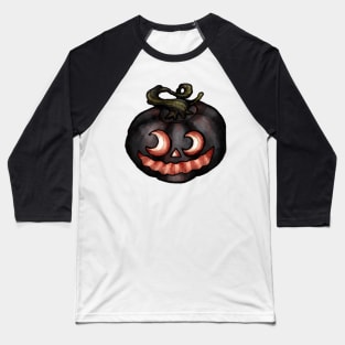 Black Jack O Lantern Baseball T-Shirt